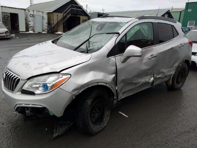 KL4CJESB0EB688612 - 2014 BUICK ENCORE SILVER photo 2