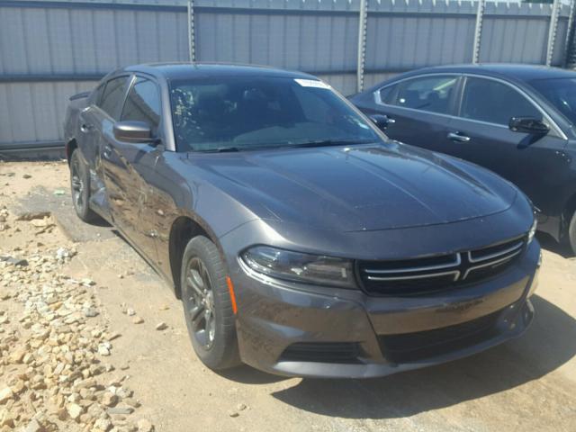 2C3CDXBG5FH858710 - 2015 DODGE CHARGER SE GRAY photo 1