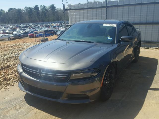 2C3CDXBG5FH858710 - 2015 DODGE CHARGER SE GRAY photo 2