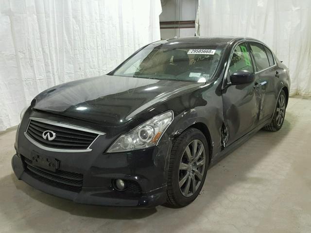 JN1CV6AR4CM673100 - 2012 INFINITI G37 BLACK photo 2