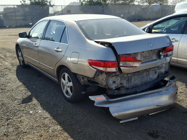 JHMCM56664C016684 - 2004 HONDA ACCORD EX GOLD photo 3