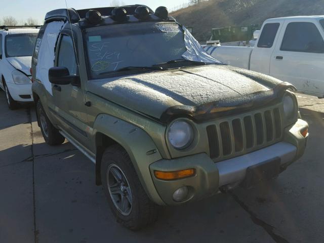 1J4GL38K14W188814 - 2004 JEEP LIBERTY RE GREEN photo 1