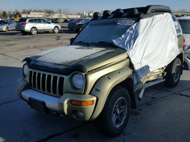 1J4GL38K14W188814 - 2004 JEEP LIBERTY RE GREEN photo 2