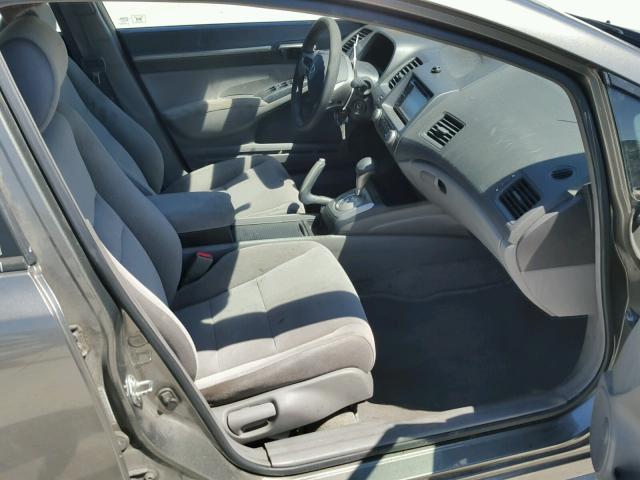 1HGFA16846L149868 - 2006 HONDA CIVIC EX SILVER photo 5