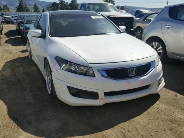 1HGCS2B85AA008386 - 2010 HONDA ACCORD EXL WHITE photo 1