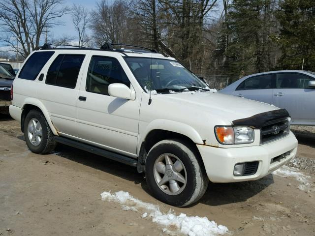 JN8DR09Y31W602278 - 2001 NISSAN PATHFINDER WHITE photo 1