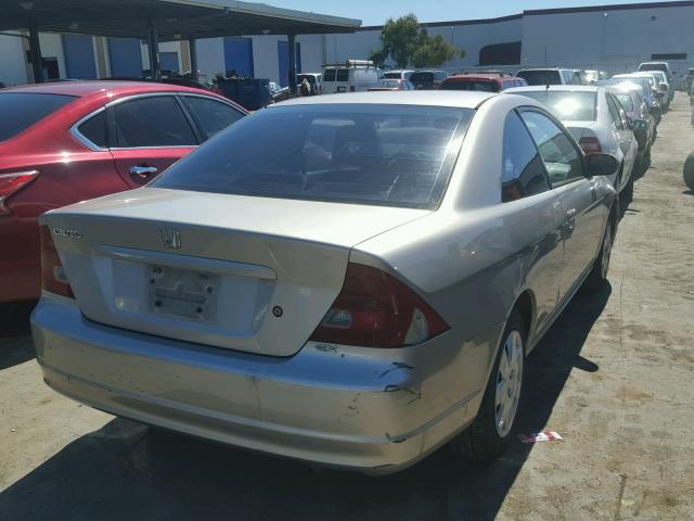 1HGEM22912L026336 - 2002 HONDA CIVIC EX ბეჟი ფოტო 4