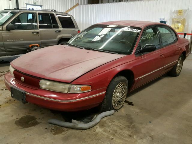 2C3HC56F2VH714352 - 1997 CHRYSLER LHS MAROON photo 2