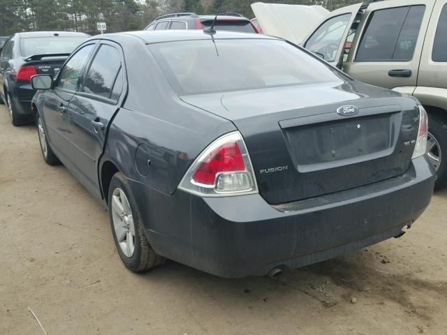 3FAHP07137R271146 - 2007 FORD FUSION SE BLACK photo 3