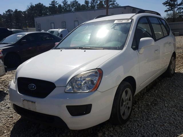 KNAFG528597257176 - 2009 KIA RONDO BASE WHITE photo 2