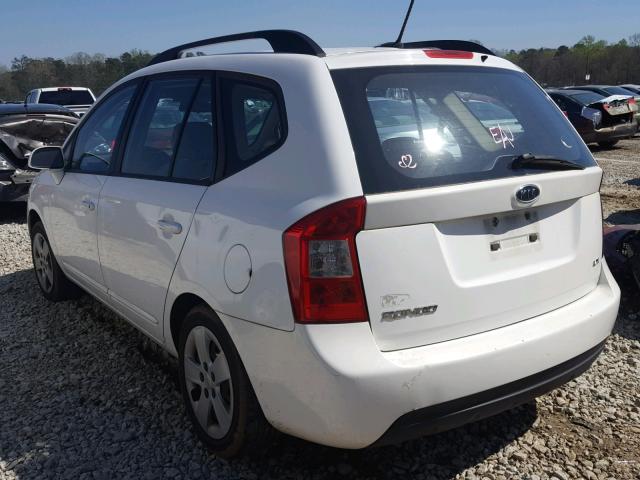 KNAFG528597257176 - 2009 KIA RONDO BASE WHITE photo 3