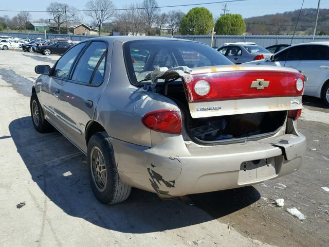 1G1JC52F347221477 - 2004 CHEVROLET CAVALIER GOLD photo 3