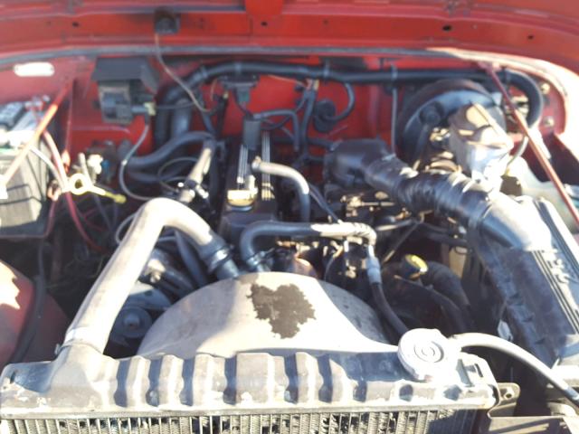 2BCHL81K1HB504335 - 1987 JEEP WRANGLER S RED photo 7