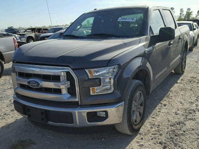 1FTEW1C82GKD79707 - 2016 FORD F150 SUPER SILVER photo 2