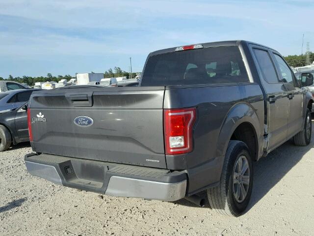 1FTEW1C82GKD79707 - 2016 FORD F150 SUPER SILVER photo 4