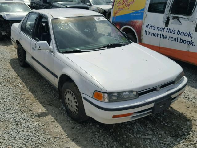 1HGCB7655NA131124 - 1992 HONDA ACCORD LX WHITE photo 1