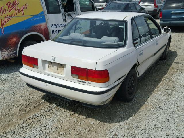 1HGCB7655NA131124 - 1992 HONDA ACCORD LX WHITE photo 4