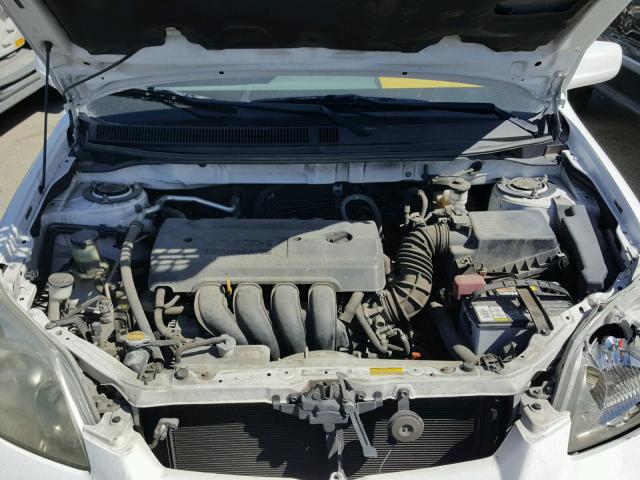 2T1KR30E67C644629 - 2007 TOYOTA COROLLA MA WHITE photo 7