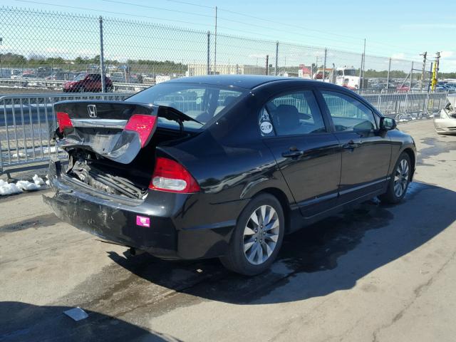 2HGFA16959H509868 - 2009 HONDA CIVIC EXL 黑色 照片 4