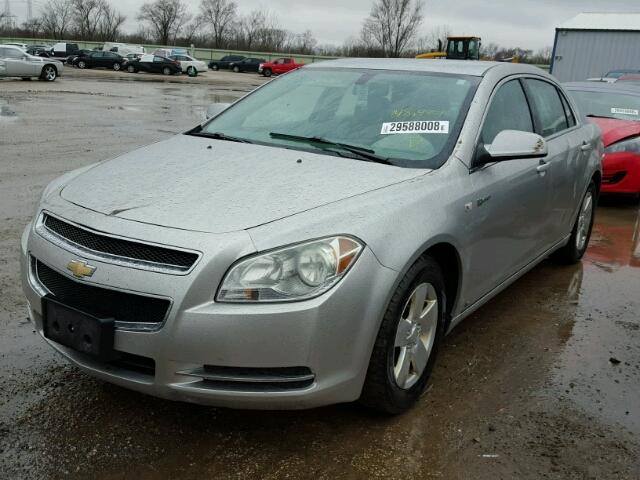 1G1ZF57558F155925 - 2008 CHEVROLET MALIBU HYB SILVER photo 2