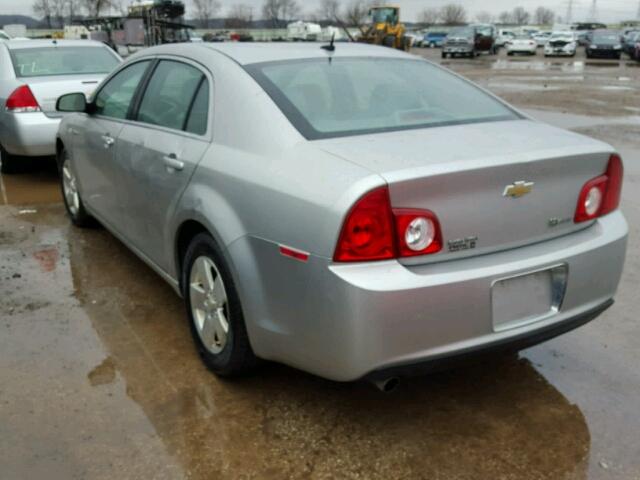 1G1ZF57558F155925 - 2008 CHEVROLET MALIBU HYB 银色 照片 3