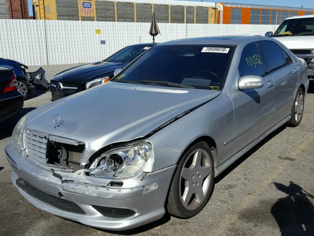 WDBNG75JX4A396268 - 2004 MERCEDES-BENZ S 500 SILVER photo 2