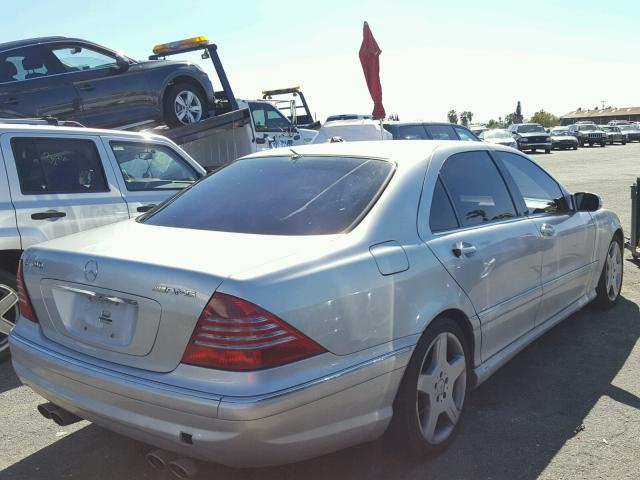 WDBNG75JX4A396268 - 2004 MERCEDES-BENZ S 500 SILVER photo 4