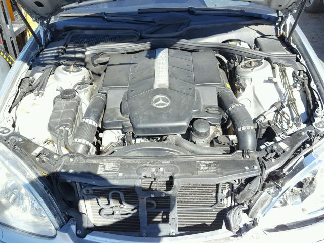 WDBNG75JX4A396268 - 2004 MERCEDES-BENZ S 500 SILVER photo 7