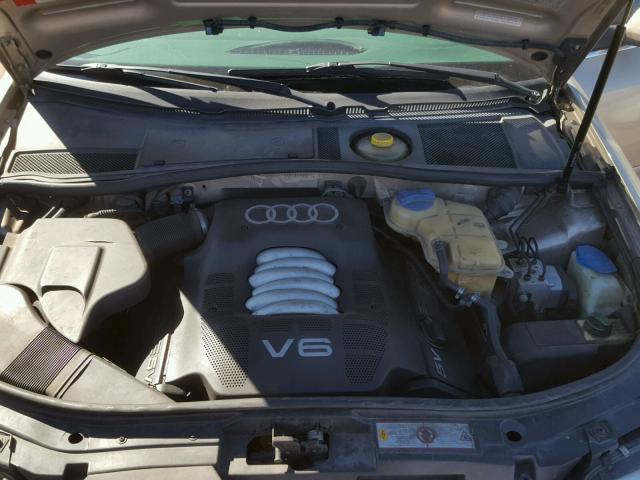 WAUBA24B6XN021720 - 1999 AUDI A6 2.8 QUA BEIGE photo 7