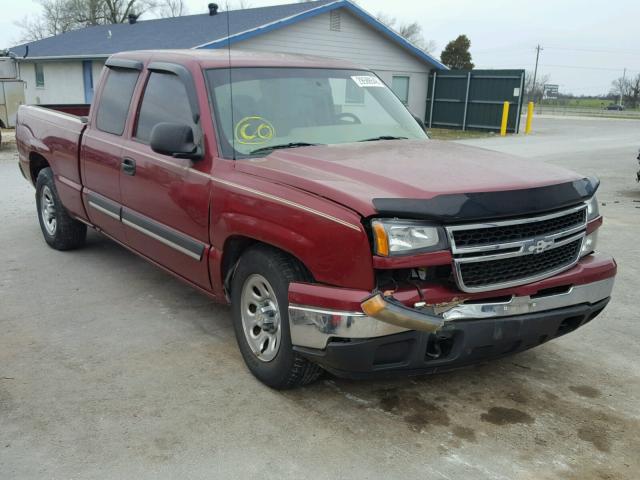 1GCEC19Z56Z269359 - 2006 CHEVROLET SILVERADO MAROON photo 1