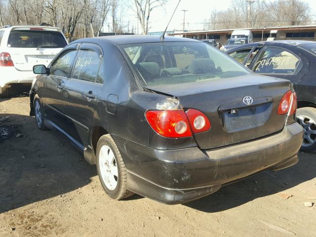 2T1BR32EX6C693666 - 2006 TOYOTA COROLLA CE BLACK photo 3