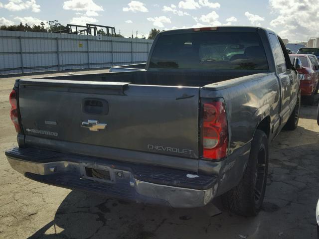 1GCEC19V3YZ286435 - 2000 CHEVROLET SILVERADO GRAY photo 4