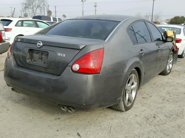 1N4BA41E35C843404 - 2005 NISSAN MAXIMA SE GRAY photo 4