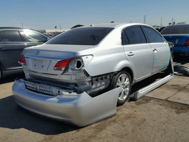 4T1BK3DB5BU434423 - 2011 TOYOTA AVALON BAS SILVER photo 4
