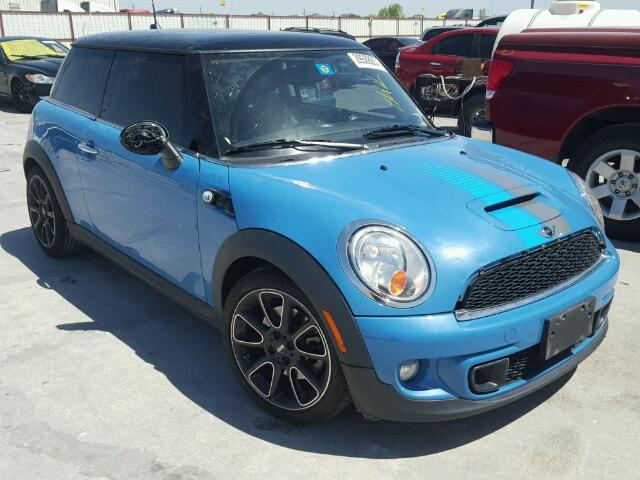 WMWSV3C51CT387001 - 2012 MINI COOPER S BLUE photo 1