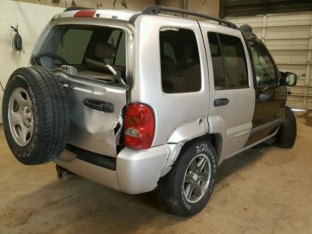 1J4GL38K63W505887 - 2003 JEEP LIBERTY RE SILVER photo 4