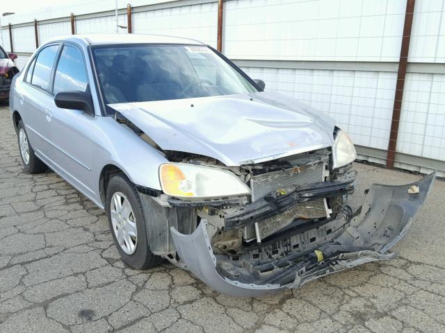 2HGES16553H605108 - 2003 HONDA CIVIC LX SILVER photo 1