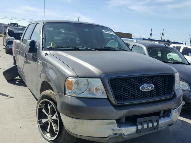 1FTRW12W65KC15147 - 2005 FORD F150 SUPER GRAY photo 1