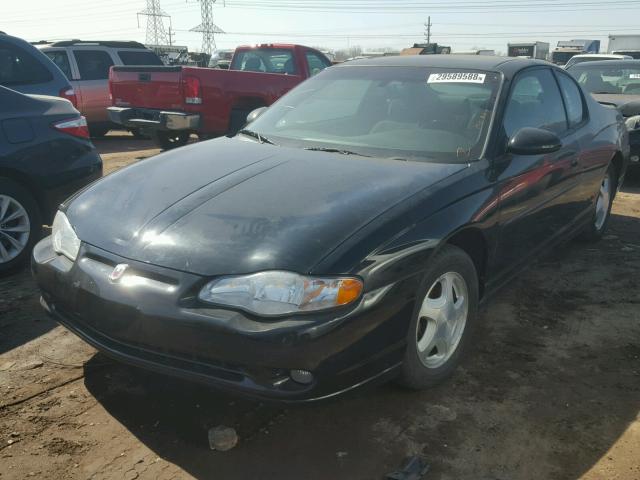 2G1WX12K9Y9310894 - 2000 CHEVROLET MONTE CARL BLACK photo 2