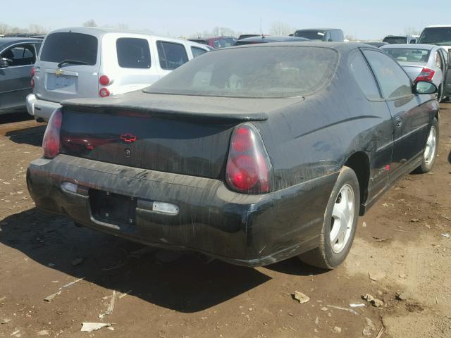 2G1WX12K9Y9310894 - 2000 CHEVROLET MONTE CARL BLACK photo 4