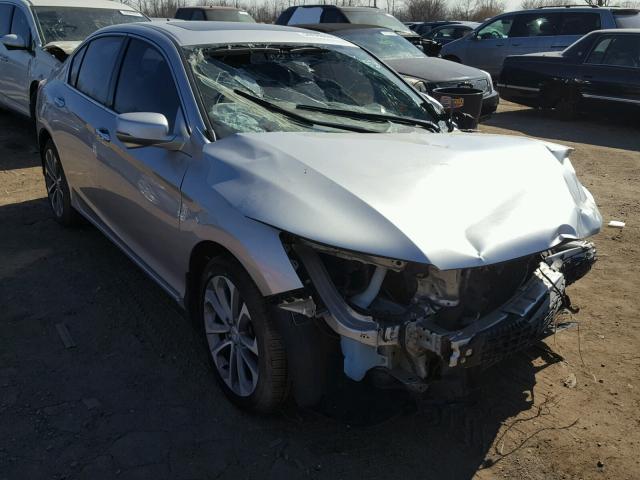 1HGCR3F82FA005710 - 2015 HONDA ACCORD EXL SILVER photo 1