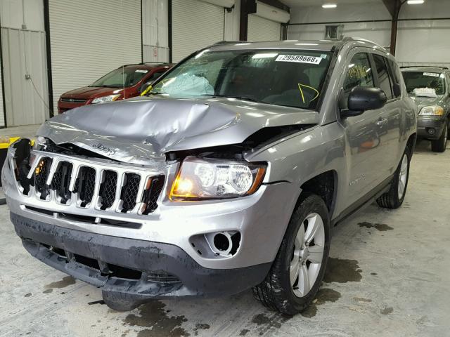 1C4NJCBA2GD714998 - 2016 JEEP COMPASS SP GRAY photo 2