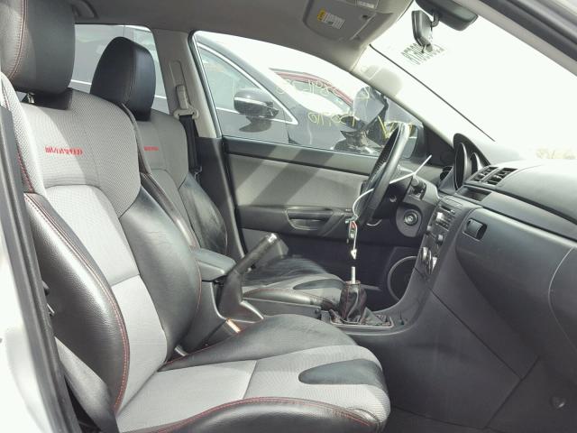 JM1BK34L171728374 - 2007 MAZDA SPEED 3 银色 照片 5