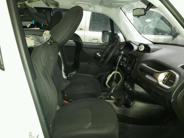 ZACCJBAB7HPG09419 - 2017 JEEP RENEGADE S თეთრი ფოტო 5