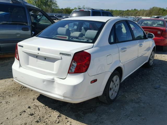 KL5JD56Z78K805740 - 2008 SUZUKI FORENZA BA WHITE photo 4