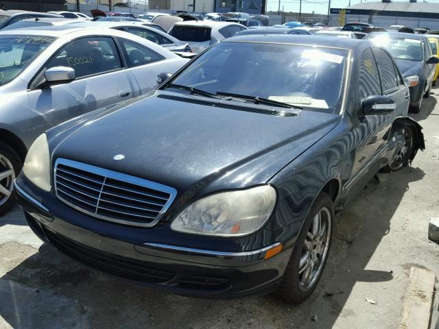 WDBNG70J13A319942 - 2003 MERCEDES-BENZ S 430 BLACK photo 2