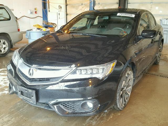 19UDE2F87GA001261 - 2016 ACURA ILX PREMIU BLACK photo 2