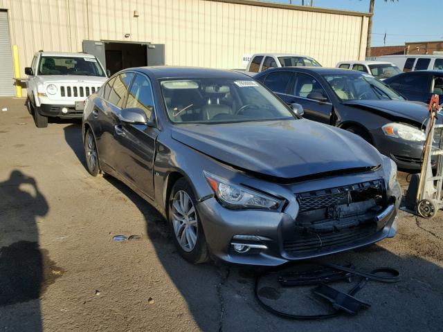 JN1BV7AP9FM337592 - 2015 INFINITI Q50 BASE Grafito foto 1