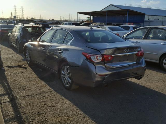 JN1BV7AP9FM337592 - 2015 INFINITI Q50 BASE Grafito foto 3