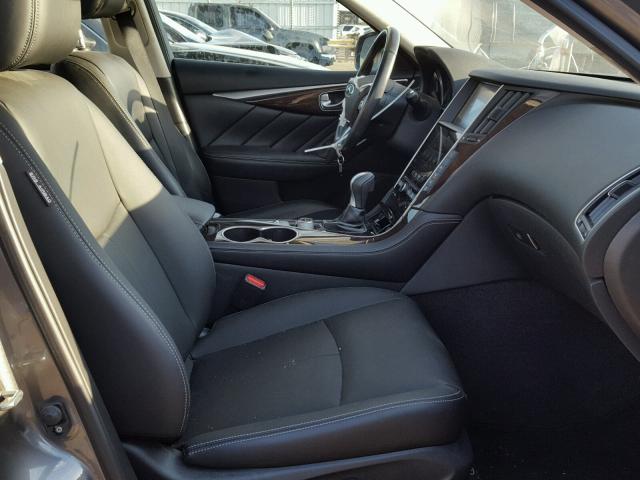 JN1BV7AP9FM337592 - 2015 INFINITI Q50 BASE Grafito foto 5